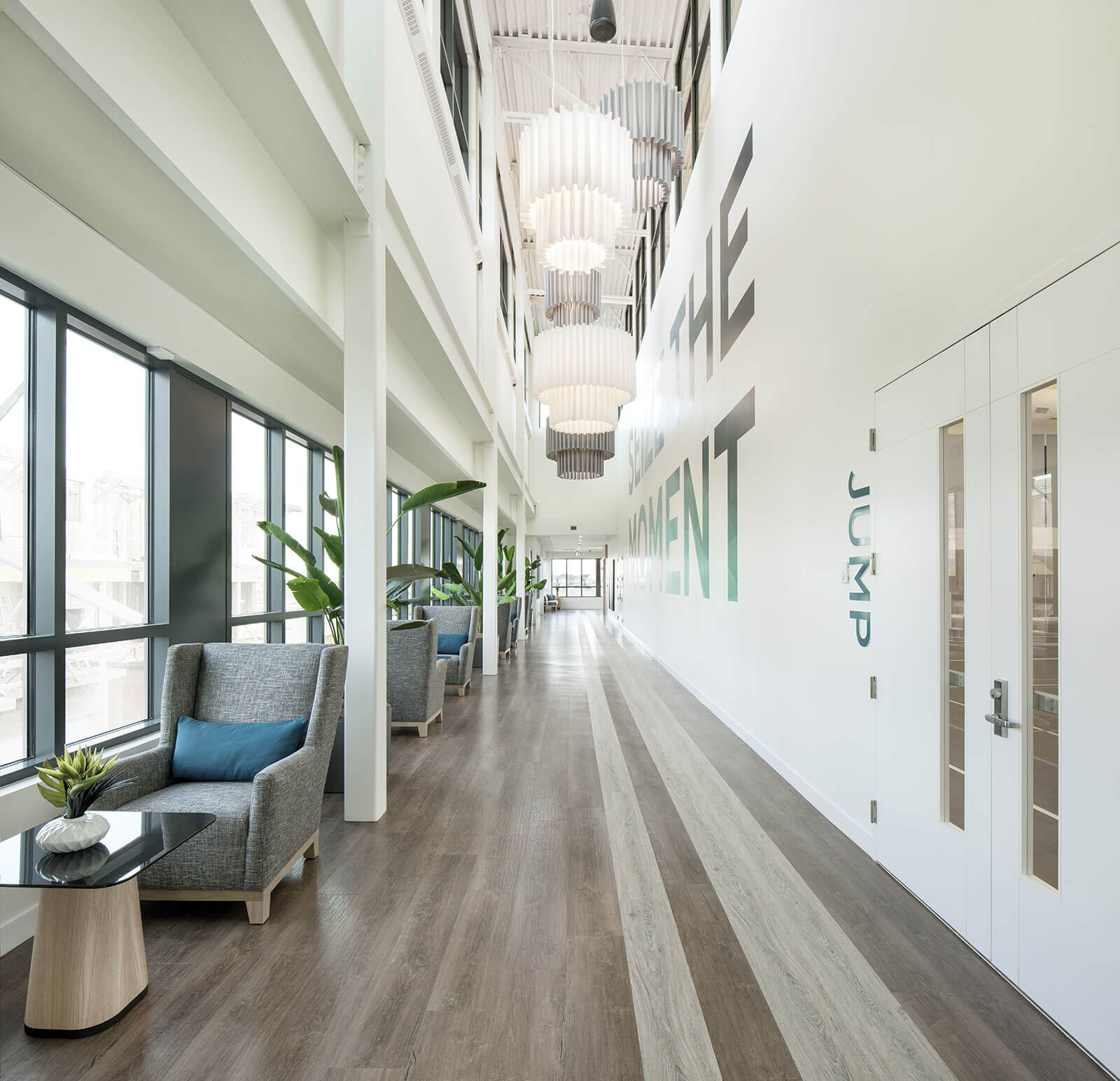 Village Centre - Atrium & Walking track